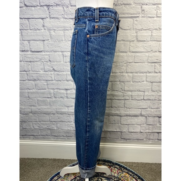 Vintage 1994 Levi’s Orange Tab 505s Regular Fit Straight Leg Medium Wash Jeans - Picture 2 of 15